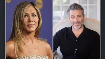 Jim Curtis and Jennifer Jennifer Aniston (Instagram/AP) Jim Curtis and Jennifer Jennifer Aniston (Instagram/AP)