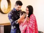 Neha Dhupia with her daughter Mehr and husband Angad Bedi. Neha Dhupia with her daughter Mehr and husband Angad Bedi.