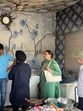 Health officials during an inspection on Wednesday. (HT Photo)