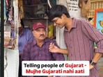 A video of Gujaratis speaking Hindi wins hearts. A video of Gujaratis speaking Hindi wins hearts.
