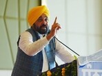 Chief minister Bhagwant Mann addressing a gathering during a rally in Ludhiana on Monday. Chief minister Bhagwant Mann addressing a gathering during a rally in Ludhiana on Monday.