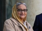 FILE -Prime Minister of Bangladesh Sheikh Hasina Wazed arrives at the Elysee Palace in Paris, Nov. 9, 2021, to meet French President Emmanuel Macron for bilateral talks on the sideline of the Paris Peace Forum summit. (AP Photo/Michel Euler, File) FILE -Prime Minister of Bangladesh Sheikh Hasina Wazed arrives at the Elysee Palace in Paris, Nov. 9, 2021, to meet French President Emmanuel Macron for bilateral talks on the sideline of the Paris Peace Forum summit. (AP Photo/Michel Euler, File)