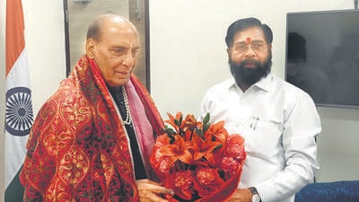 Shinde in Delhi amid a swirl of rumours and min’s I-T notice Shinde in Delhi amid a swirl of rumours and min’s I-T notice