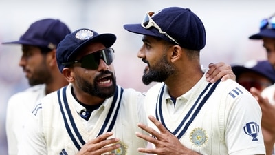 India's Mohammed Siraj and Akash Deep in conversation (@BCCI X) India's Mohammed Siraj and Akash Deep in conversation (@BCCI X)