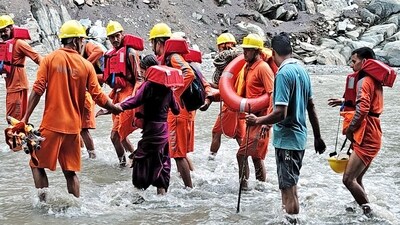 Himachal Pradesh is still recovering from the impact of 30 hours of torrential rain between June 30 and July 1 that led to 10 cloudbursts, flash floods, and landslides. (ANI) Himachal Pradesh is still recovering from the impact of 30 hours of torrential rain between June 30 and July 1 that led to 10 cloudbursts, flash floods, and landslides. (ANI)