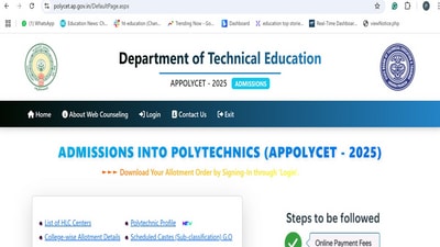 AP POLYCET Seat Allotment Results 2025 released at polycet.ap.gov.in, check via direct link here AP POLYCET Seat Allotment Results 2025 released at polycet.ap.gov.in, check via direct link here