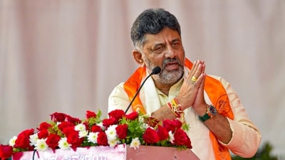 Karnataka Deputy Chief Minister DK Shivakumar. (PTI) Karnataka Deputy Chief Minister DK Shivakumar. (PTI)