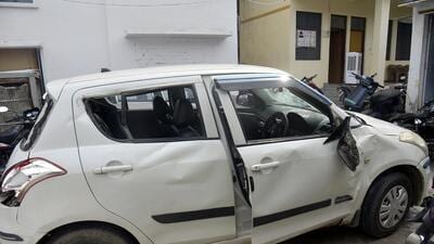 Despite the violence, police did not register any first information report (FIR) against the Kanwariyas. Sharma, however, was arrested under Section 170 (arrest to prevent commission of cognisable offences) of BNSS. (Sakib Ali/HT Photo) Despite the violence, police did not register any first information report (FIR) against the Kanwariyas. Sharma, however, was arrested under Section 170 (arrest to prevent commission of cognisable offences) of BNSS. (Sakib Ali/HT Photo)