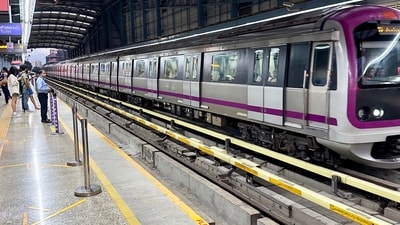 Public transport systems in Bengaluru continued operating on schedule during the Bharat bandh. (X/@bykarthikreddy) Public transport systems in Bengaluru continued operating on schedule during the Bharat bandh. (X/@bykarthikreddy)