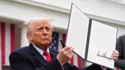 New Delhi and Washington have been locked in multiple rounds of talks, with hopes of an interim pact to avert the 26 per cent "reciprocal" tolls Donald Trump meted out to India. (AFP FILE)