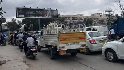 The image struck a nerve online, highlighting yet again how badly gridlocked certain pockets of Bengaluru have become. (X/@WF_Watcher)