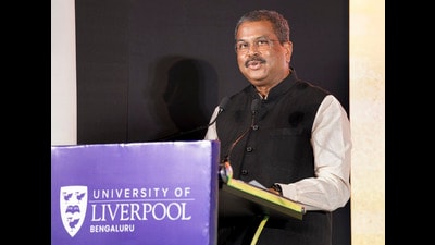 Highlighting the growth in India’s higher education over the last decade, Pradhan said the total student enrolment has touched 44.6 million, recording a 30% increase since 2014-15. (PTI) Highlighting the growth in India’s higher education over the last decade, Pradhan said the total student enrolment has touched 44.6 million, recording a 30% increase since 2014-15. (PTI)