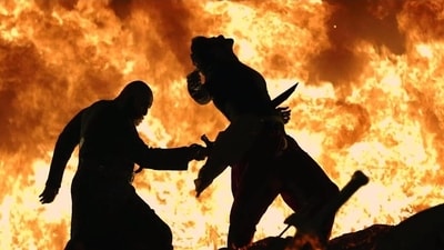 But perhaps the most iconic moment of the film was this frame of betrayal featuring Prabhas and Sathyaraj that had the world asking ‘Why Katappa Killed Baahubali’ for over two years. But perhaps the most iconic moment of the film was this frame of betrayal featuring Prabhas and Sathyaraj that had the world asking ‘Why Katappa Killed Baahubali’ for over two years.