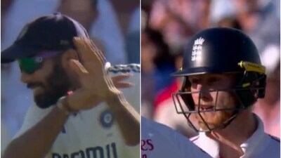 Jasprit Bumrah and Ben Stokes were left irritated with the situation (X) Jasprit Bumrah and Ben Stokes were left irritated with the situation (X)