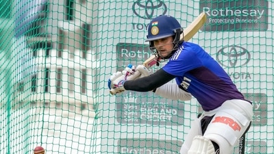 Ahead of the third Test at Lord's, India called up discarded pacer and he had a bowl at captain Shubman Gill. (PTI) Ahead of the third Test at Lord's, India called up discarded pacer and he had a bowl at captain Shubman Gill. (PTI)