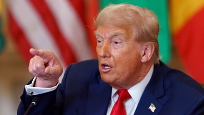 Donald Trump dismissed an assassination threat from Iranian official Javad Larijani. Photographer: Will Oliver/EPA/Bloomberg (Bloomberg) Donald Trump dismissed an assassination threat from Iranian official Javad Larijani. Photographer: Will Oliver/EPA/Bloomberg (Bloomberg)