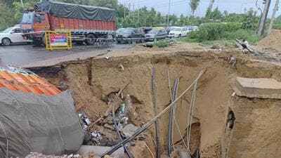 The driver escaped unhurt, police said. (Sourced) The driver escaped unhurt, police said. (Sourced)