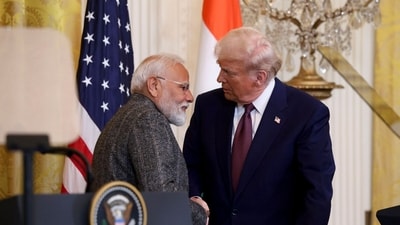 US President Donald Trump and PM Narendra Modi (Bloomberg) US President Donald Trump and PM Narendra Modi (Bloomberg)