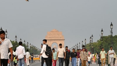 Delhi felt a strong earthquake on Thursday. (Hindustan Times) Delhi felt a strong earthquake on Thursday. (Hindustan Times)