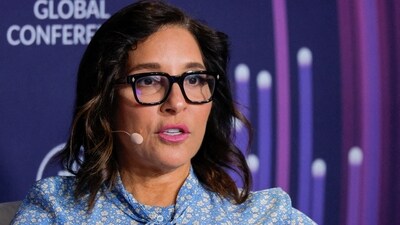 FILE PHOTO: Linda Yaccarino, CEO of X Corp., attends the Milken Institute Global Conference 2025 in Beverly Hills, California, U.S., May 5, 2025. (REUTERS)