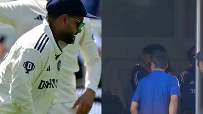 India's Rishabh Pant reacts after having hurt his hand while keeping wicket on the opening day of the third cricket test match between England and India India's Rishabh Pant reacts after having hurt his hand while keeping wicket on the opening day of the third cricket test match between England and India