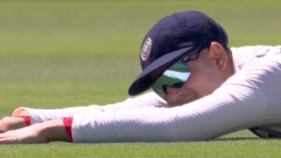 Shubman Gill after dropping Ollie Pope off the batter's first delivery of the Lord's Test (X) Shubman Gill after dropping Ollie Pope off the batter's first delivery of the Lord's Test (X)