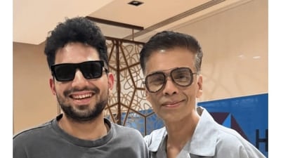 Samay Raina posted a picture with Karan Johar. Samay Raina posted a picture with Karan Johar.