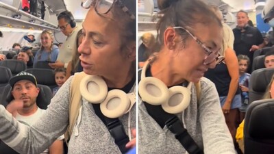 In the clip, the unidentified lawyer is seen hitting back at passengers who scolded her for her rude behaviour. (TikTok/@itsme_brianli) In the clip, the unidentified lawyer is seen hitting back at passengers who scolded her for her rude behaviour. (TikTok/@itsme_brianli)