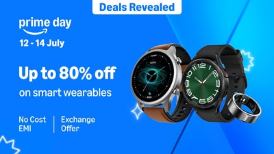 Amazon Prime Day countdown begins with early deals live on wearables, including smartwatches, fitness trackers, earbuds, and more.