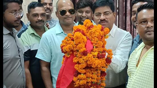 The episode followed Wednesday’s incident in which Dr Nemi removed the nameplate of his replacement, Dr Udaynath, and reinstalled his own outside the CMO’s office (Sourced)