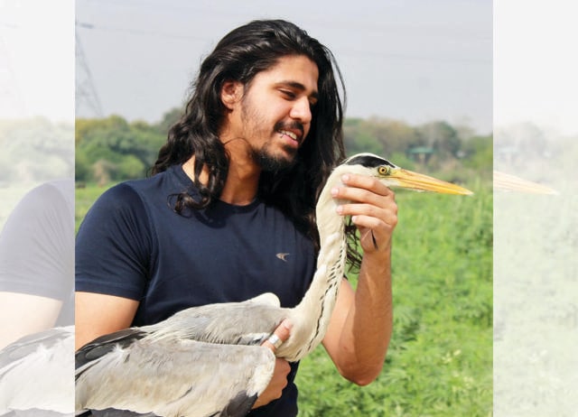Aakash Vimal rehabilitates owls and vultures. Aakash Vimal rehabilitates owls and vultures.