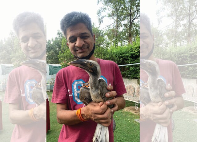 Sushil Kumar Jain was recently injured while rescuing a wild boar that had barged into a Delhi college. Sushil Kumar Jain was recently injured while rescuing a wild boar that had barged into a Delhi college.