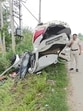 A 33-year-old man died in a road accident near Raipur Rasoolpur Ballan village on the Jalandhar-Pathankot national highway on Thursday. (HT Photo)