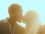 Coco Jones and Donovan Mitchell's engagement photo.