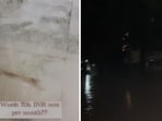 Screengrab from a video that shows a waterlogged posh apartment complex in Gurgaon. Screengrab from a video that shows a waterlogged posh apartment complex in Gurgaon.