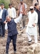 Himachal Pradesh chief minister Sukhvinder Singh Sukhu visits flood affected areas in Seraj and Nachan in Mandi district on Thursday. (Birbal Sharma/HT) Himachal Pradesh chief minister Sukhvinder Singh Sukhu visits flood affected areas in Seraj and Nachan in Mandi district on Thursday. (Birbal Sharma/HT)