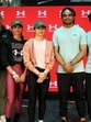 Neeraj Chopra at the launch of Under Armour store in Gurugram in Friday. (HT)