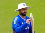 London: India's vice captain Rishabh Pant during a practice session London: India's vice captain Rishabh Pant during a practice session