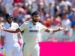 India's Jasprit Bumrah celebrates the wicket of England's captain Ben Stokes on the second day of the third test cricket match between against England India's Jasprit Bumrah celebrates the wicket of England's captain Ben Stokes on the second day of the third test cricket match between against England