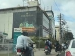 Misuse of pedestrian infrastructure by bikers on the ORR service road. Misuse of pedestrian infrastructure by bikers on the ORR service road.