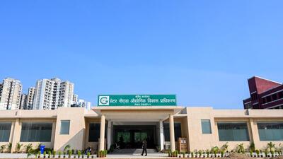 A view of New Greater Noida Authority site office. (Sunil Ghosh / Hindustan Times) A view of New Greater Noida Authority site office. (Sunil Ghosh / Hindustan Times)