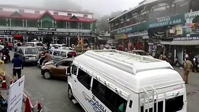 According to tourism department data, over 7,500 four-wheelers enter Nainital city daily during the peak tourist season. (ANI / Representative photo) According to tourism department data, over 7,500 four-wheelers enter Nainital city daily during the peak tourist season. (ANI / Representative photo)