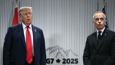 Canada will face a 35 percent tariff on exports to the United States starting August 1, President Donald Trump said on July 9 in a letter to Prime Minister Mark Carney. (AFP)