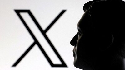 A 3D-printed miniature model of Elon Musk and the X logo are seen in this illustration. (REUTERS File)