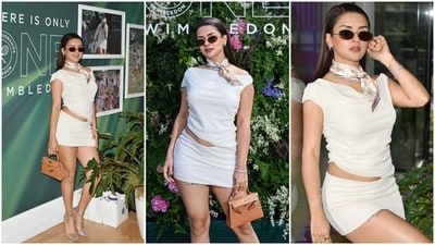 Avneet Kaur's Wimbledon 2025 look is grabbing attention, with some commenting that it is too revealing and does not adhere to the event's expected elegance and sophistication. (Instagram/ Avneet Kaur) Avneet Kaur's Wimbledon 2025 look is grabbing attention, with some commenting that it is too revealing and does not adhere to the event's expected elegance and sophistication. (Instagram/ Avneet Kaur)