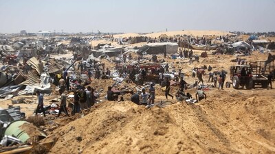 The United Nations has called GHF's aid model "inherently unsafe" and a violation of humanitarian impartiality standards. (AFP) The United Nations has called GHF's aid model "inherently unsafe" and a violation of humanitarian impartiality standards. (AFP)