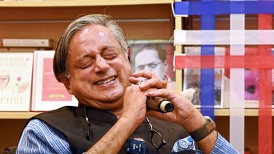 Congress leader Shashi Tharoor in his Lok Sabha segment Thiruvananthapuram in June. (PTI) Congress leader Shashi Tharoor in his Lok Sabha segment Thiruvananthapuram in June. (PTI)