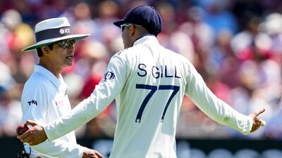 India's captain Shubman Gill interacts with umpire Sharfuddoula on the second day of the third test against England (PTI) India's captain Shubman Gill interacts with umpire Sharfuddoula on the second day of the third test against England (PTI)