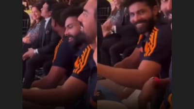 A clip from London event showed Jadeja teasing Gill; the internet speculated a Sara connection. (Instagram/sarcasmicgag) A clip from London event showed Jadeja teasing Gill; the internet speculated a Sara connection. (Instagram/sarcasmicgag)