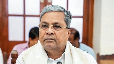 The Karnataka CM is in Delhi for a meeting with Congress President Mallikarjun Kharge, along with other senior party leaders. (HT Photo) The Karnataka CM is in Delhi for a meeting with Congress President Mallikarjun Kharge, along with other senior party leaders. (HT Photo)